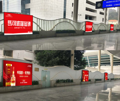廈門站南、北一站臺燈箱廣告