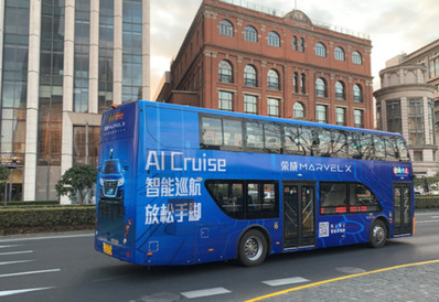 上海申城觀光雙層巴士車(chē)身廣告