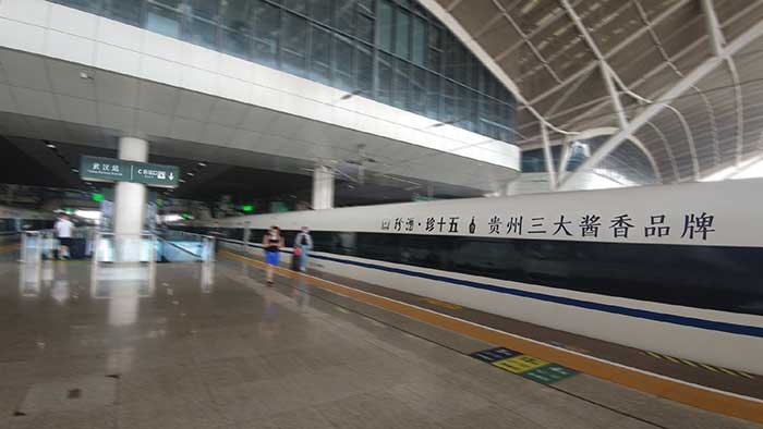 珍酒高鐵列車(chē)廣告03