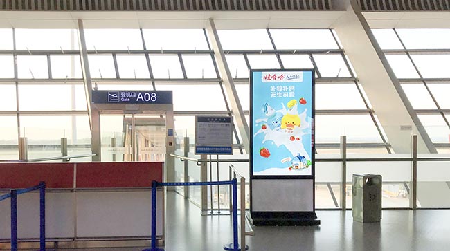 合肥機(jī)場廣告中有哪些電子刷屏媒體？