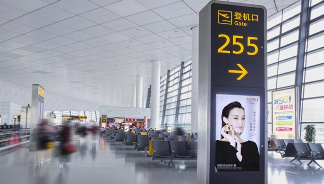 鄭州機(jī)場(chǎng)登機(jī)口標(biāo)識(shí)刷屏廣告 鄭州機(jī)場(chǎng)登機(jī)口標(biāo)識(shí)刷屏廣告
