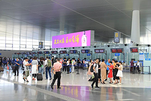 溫州機場最大LED大屏廣告在哪里？溫州機場廣告牌價格多少錢？