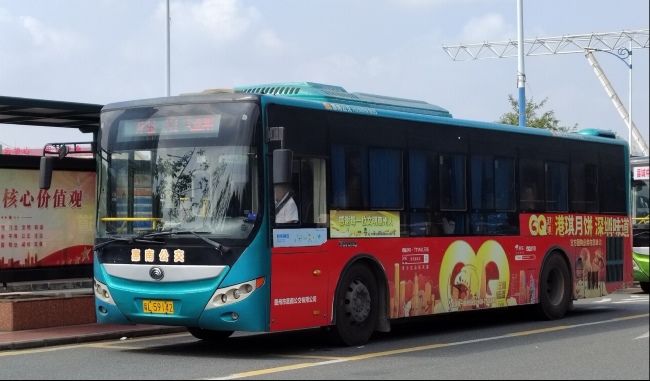 惠州公交車身三側(cè)外車貼廣告投放，惠州公交巴士廣告價(jià)格